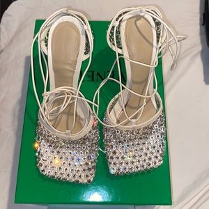 Bottega Veneta Stretch Web Sparkle